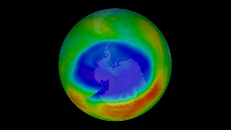 Zamkna si najwiksza dziura ozonowa w historii bieguna pnocnego