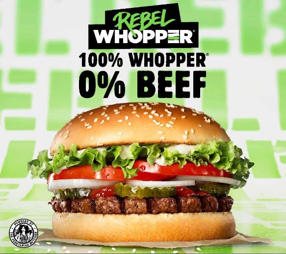 Tak-jakby vegaski Rebel Whooper trafia do oferty Burger King