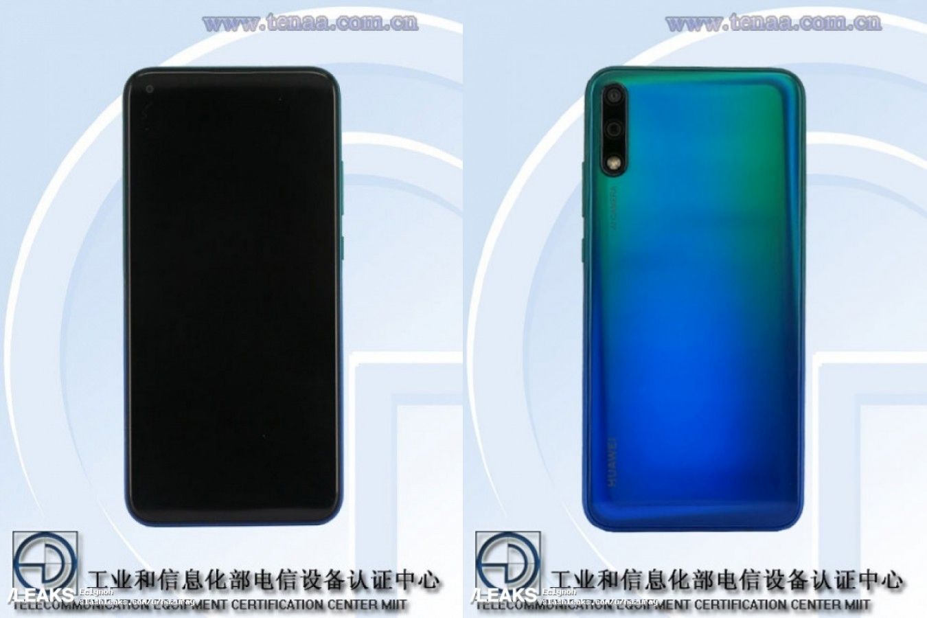 Najnowsze zdjcia Huawei Enjoy 10, prosto z TENAA