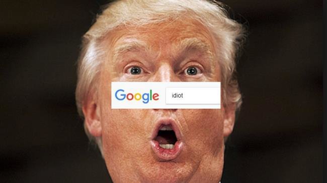 Wpisz w Google „idiota” a wyjdzie ci Donald Trump Wpisz w Google „idiota” a wyjdzie ci Donald Trump