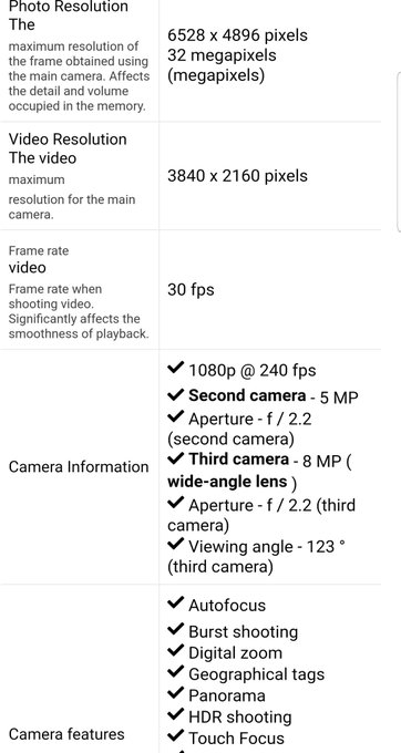 Wycieka wikszo specyfikacji Samsung Galaxy M40