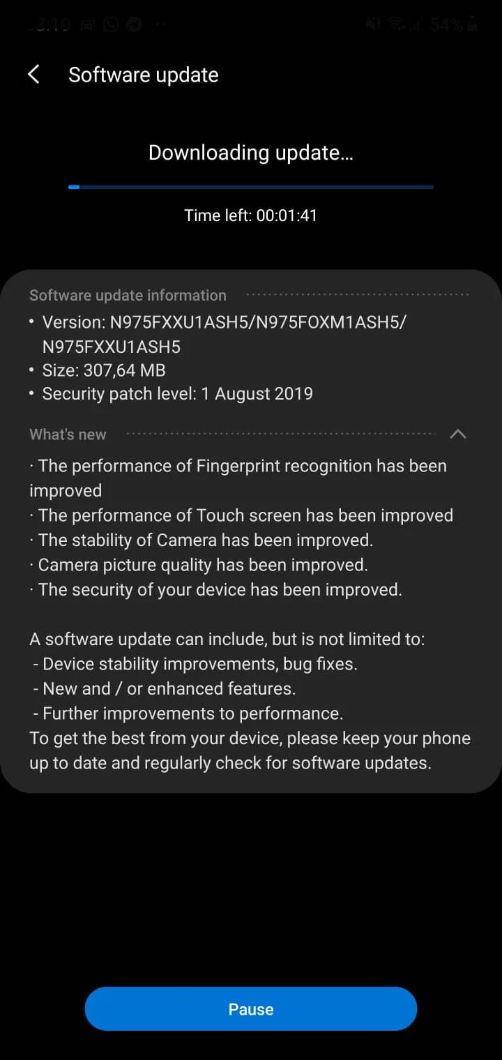 Samsung Galaxy Note 10 jeszcze nie wyszedł, a już dostaje aktualizację oprogramowania Samsung Galaxy Note 10 jeszcze nie wyszedł, a już dostaje aktualizację oprogramowania