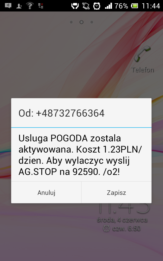 „Atak zodziejskich SMS-w”, ostrzega Orange