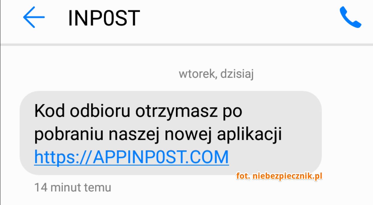 Niebezpiecznik.pl ostrzega przed faszywymi SMS-ami od INP0ST