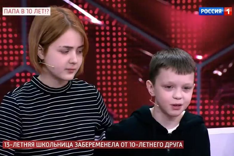 Pamitacie 13-letni Rosjank z dzieckiem 10-latka? Dziewczyna prbuje sta si celebrytk