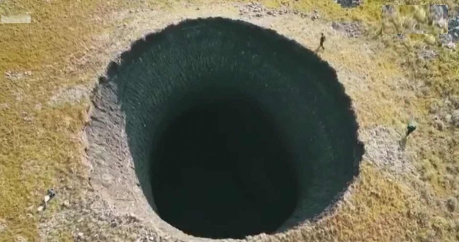 Na Syberii odkryto nagle olbrzymiej gbokoci dziur