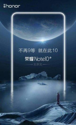Honor Note 10 w Geekbench