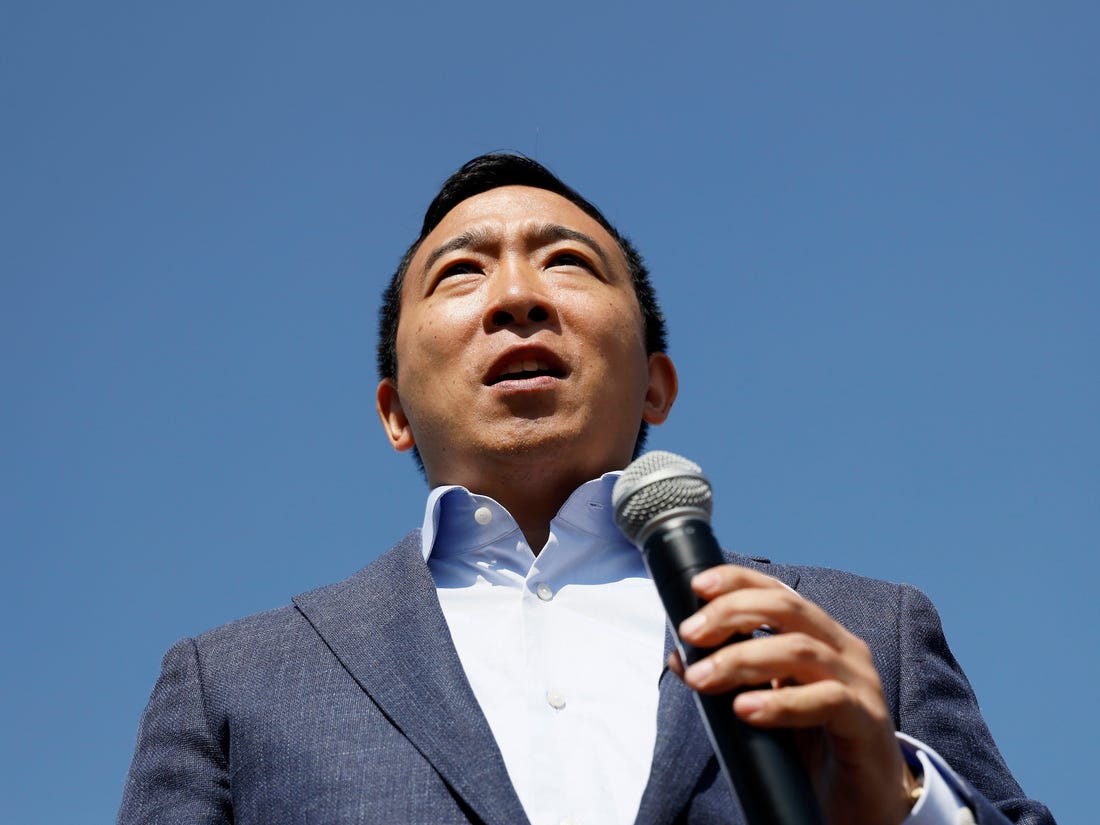 Andrew Yang, jeden z kandydatw na prezydenta USA, chce legalizacji grzybkw psylocybinowych