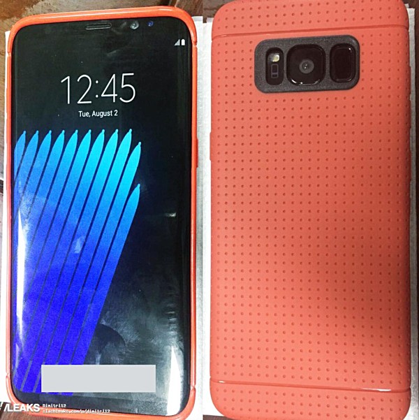 Wycieko zdjcie Samsung Galaxy S8 w tulei na ywo