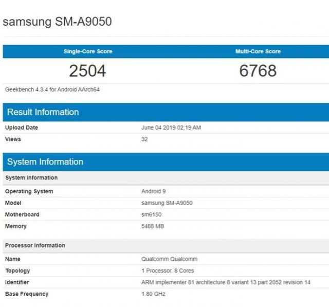 Samsung Galaxy A90 na Geekbench. Jest czciowa specyfikacja