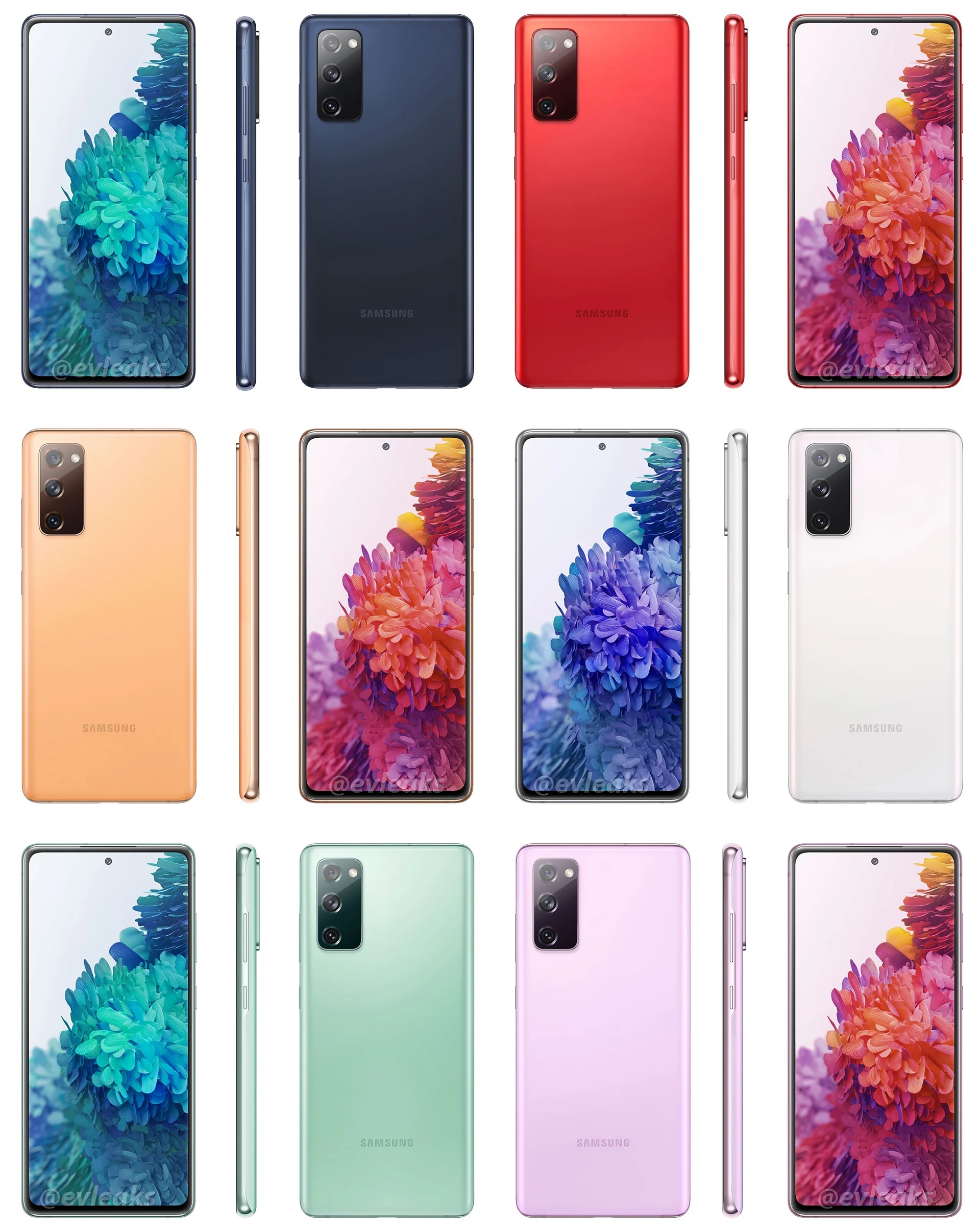 Samsung Galaxy S20 Fan Edition dostpny bdzie w szeciu rnych kolorach