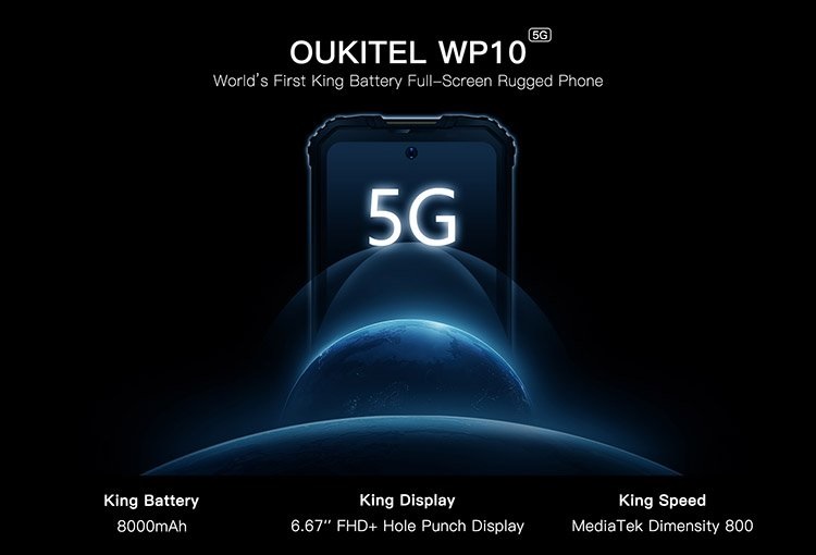 Oukitel WP10, smartfon z wielk bateri i poczeniem 5G