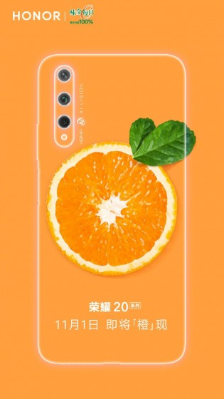 Honor 20S w pomaraczowym kolorze ju 1 listopada