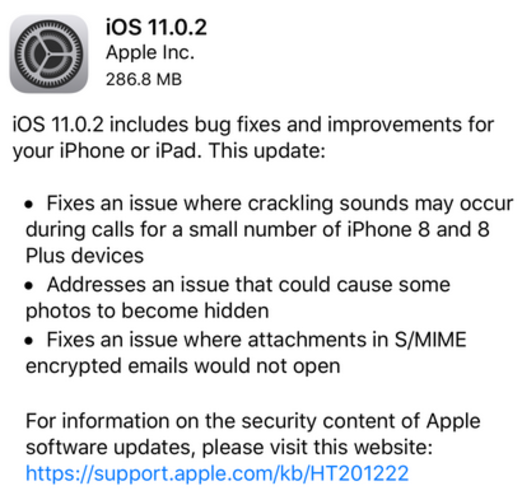 Apple wydao aktualizacj iOS 11