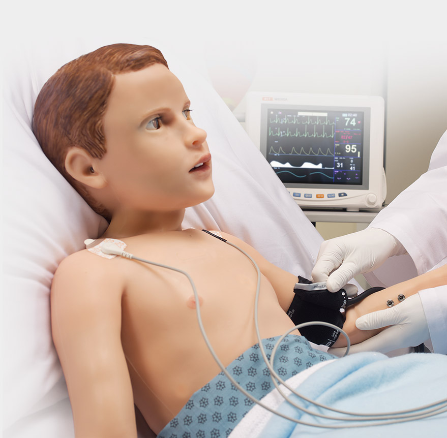 Pediatric HAL, robot medyczny naśladujący reakcje 5-letniego dziecka Pediatric HAL, robot medyczny naśladujący reakcje 5-letniego dziecka