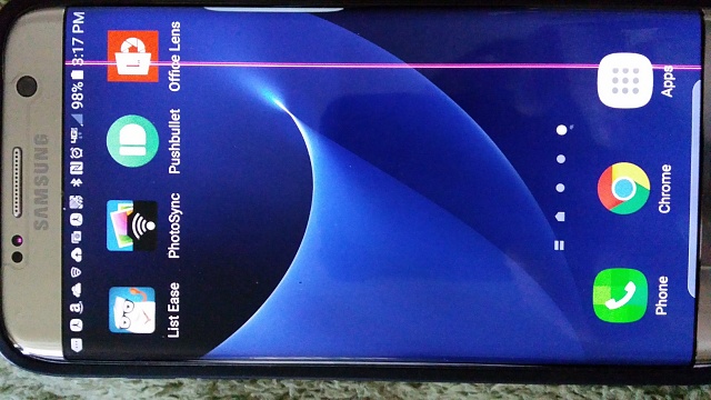 Problem z ekranami Samsung Galaxy S7 Edge