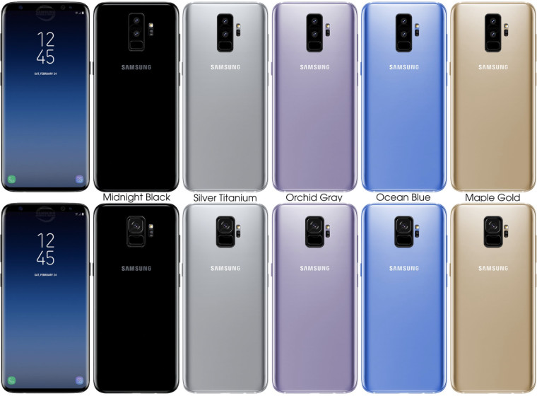 Rendery Samsunga Galaxy S9 i S9 Plus
