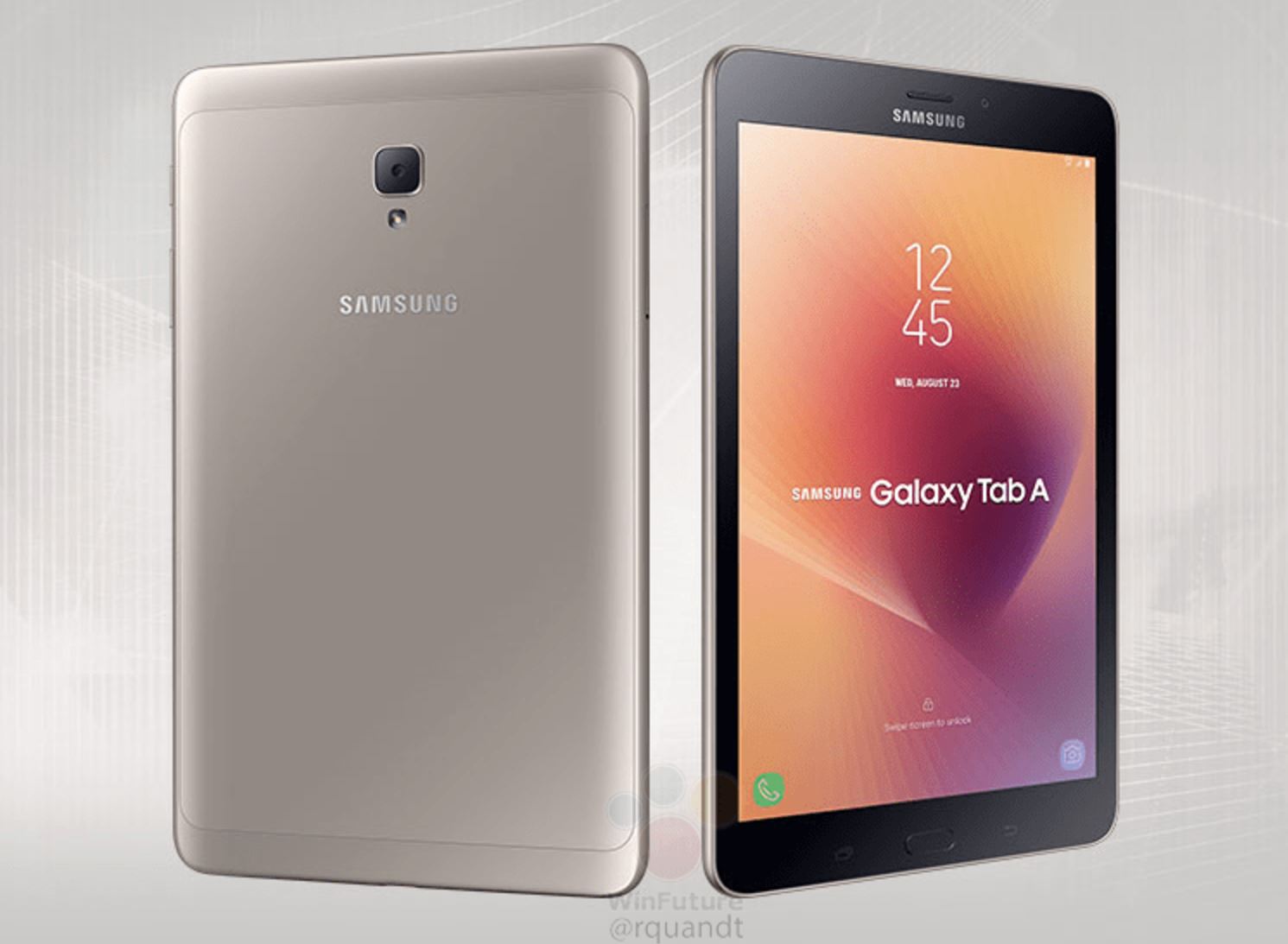 Wycieky rendery Samsung Galaxy Tab A2 S