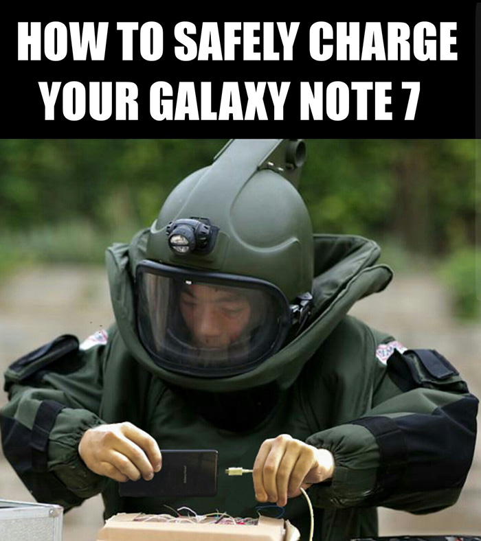 Samsung Galaxy Note 7 wybucha, gdy Samsungowi si pieszyo