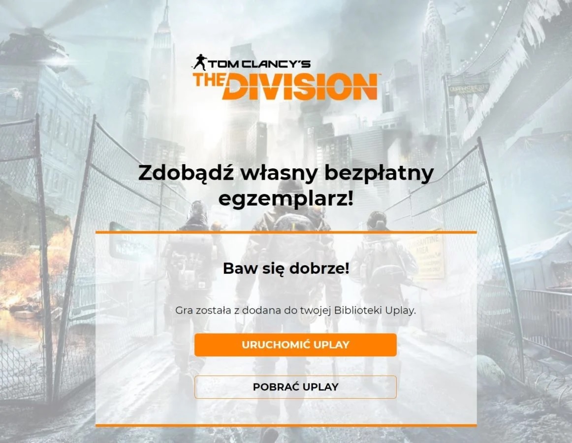 Gracze pecetowi mog� sobie pobra� Tom Clancy's The Division za darmo