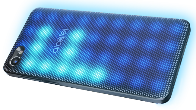 Alcatel A5 LED, smartfon z interaktywn obudow LED