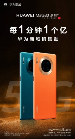 Huawei Mate 30 5G: 100 000 urzdze sprzedanych w cigu jednej minuty!