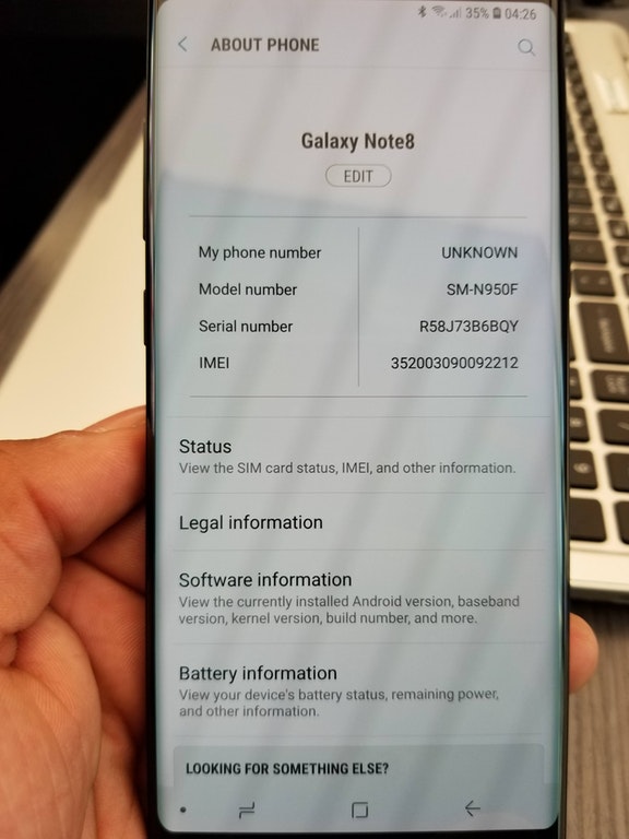 W kocu wyszed update Samsung Galaxy Note 8 Oreo