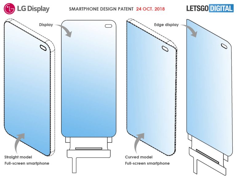 LG patentuje swj pomys na bezramkowy smartfon z dziur w ekranie