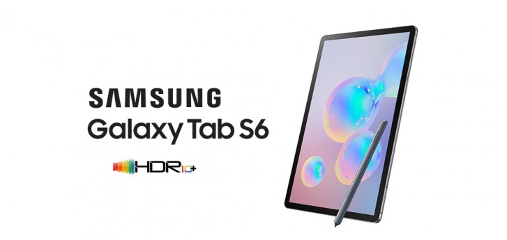 Samsung Galaxy Tab S6 z certyfikatem HDR10+