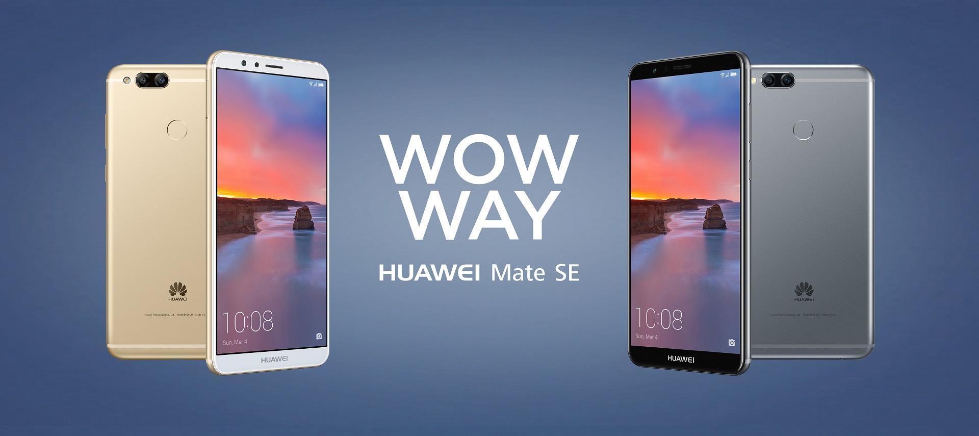 Huawei Mate SE ma teraz Androida 8.0 Oreo