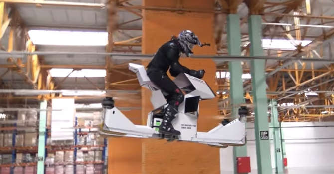 Hoversurf, czyli latajcy motocykl, yeah!