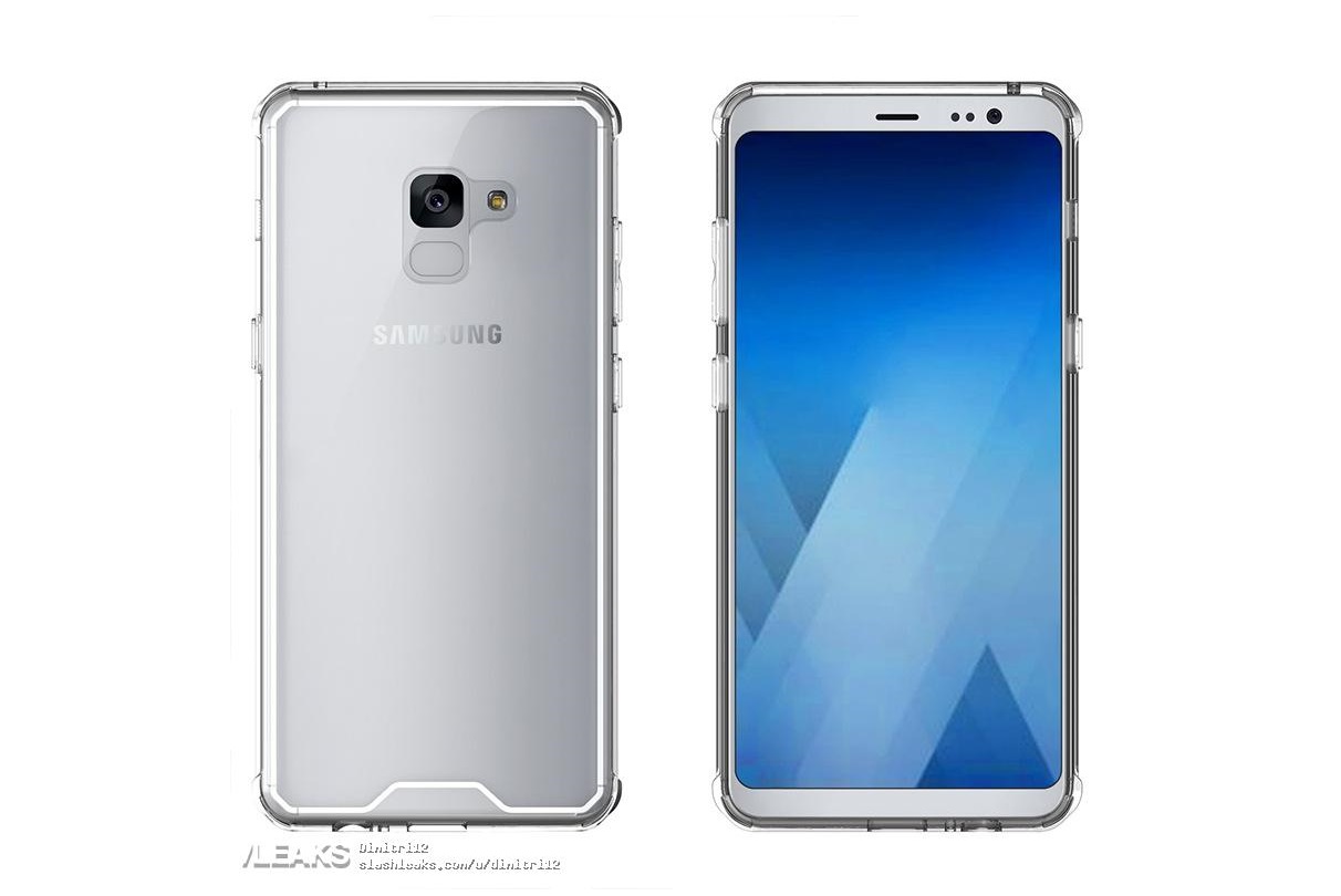 Wycieky rendery Samsung Galaxy A7 (2018) z etui