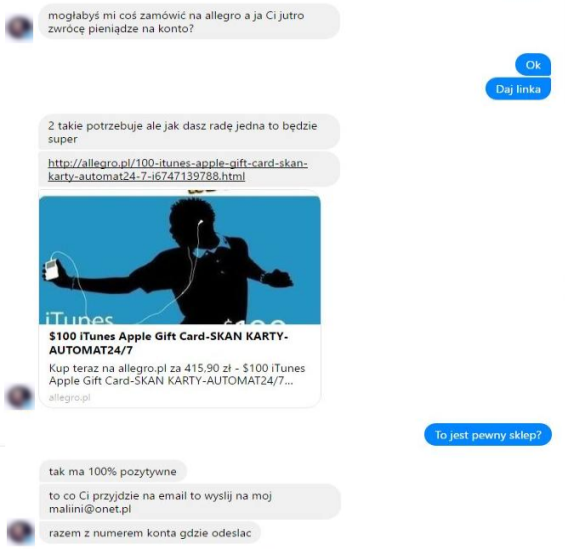 Znajomy prosi ci o kupienie czego w sieci? Zastanw si dwa razy
