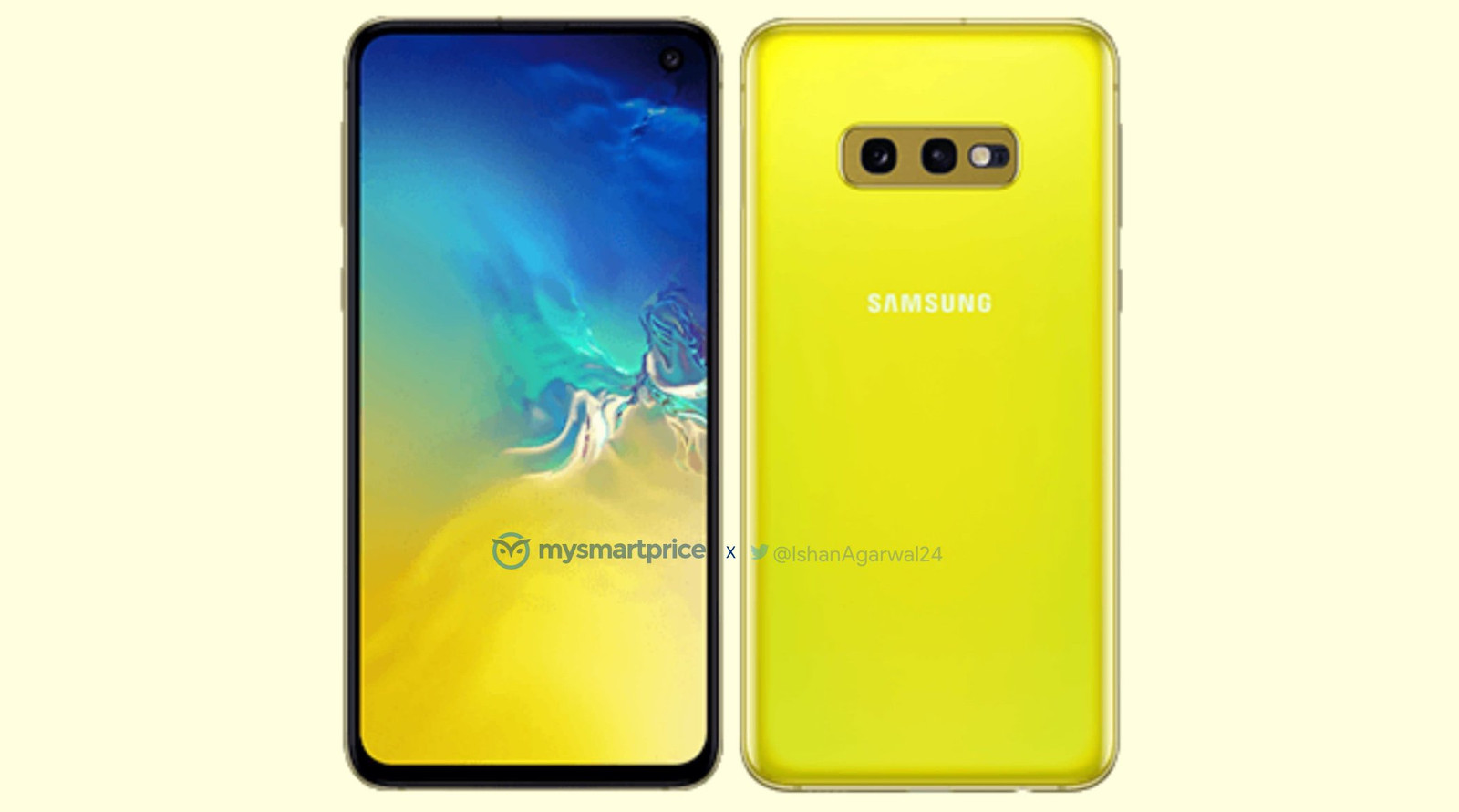 Samsung Galaxy S10e na renderze w nowym kolorze. Super Samsung Galaxy S10e na renderze w nowym kolorze. Super