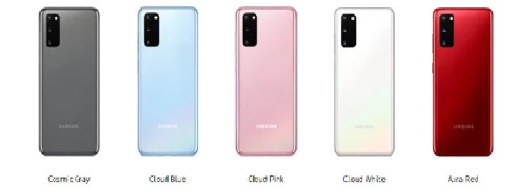 Poznalimy wszystkie kolory smartfonw Samsung S20, S20+ i S20 Ultra