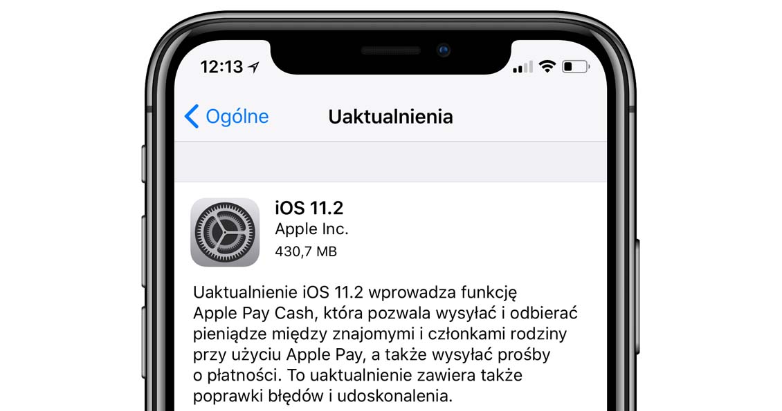Apple wydao aktualizacj iOS 11.2
