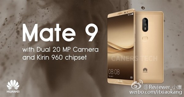 Huawei Mate 9 na grafice promocyjnej