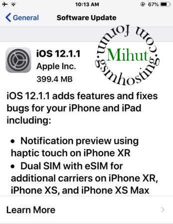 Apple zaktualizowao  iOS 12.1.1, kolejni operatorzy wspieraj e-SIM