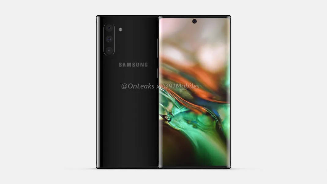 OnLeaks ma nowe rendery Samsunga Galaxy Note 10