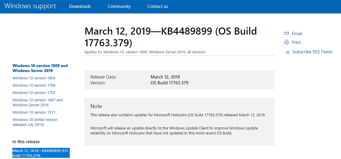 Wysza marcowa aktualizacja Windows 10. Moliwe problemy