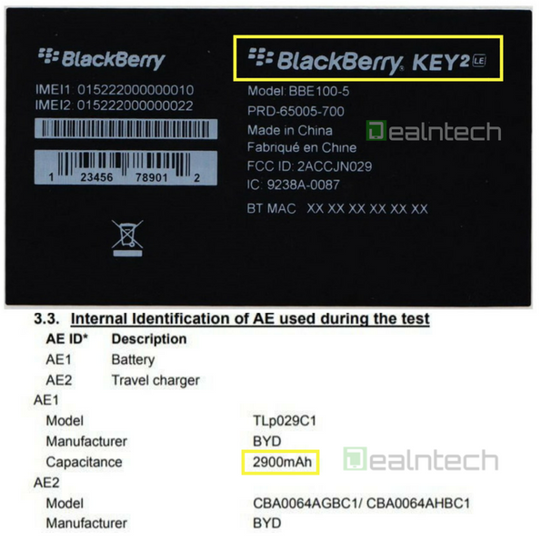 BlackBerry KEY2 Lite moe nazywa si KEY2 LE