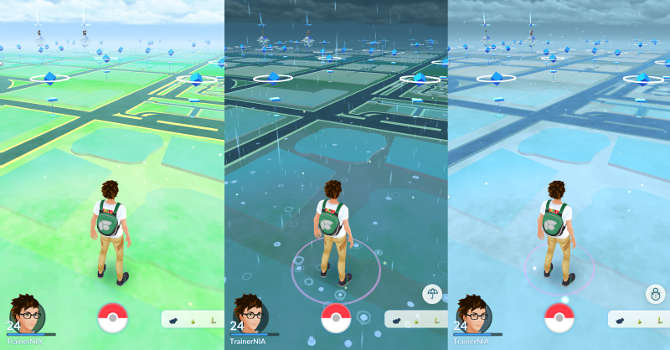 Do Pokemon Go trafiaj efekty pogodowe