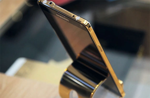 Samsung Galaxy Note 4 z 24 karatowego zota