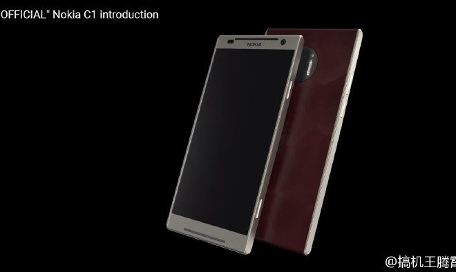 Render i specyfikacja Nokii C1 Render i specyfikacja Nokii C1